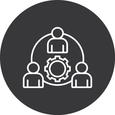 Modern insanların vektör illüstrasyonu