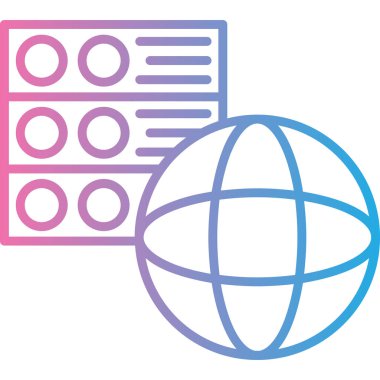 Dünya küresi. Basit resimleme