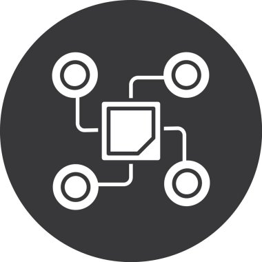 seo modern simgesinin vektör illüstrasyonu