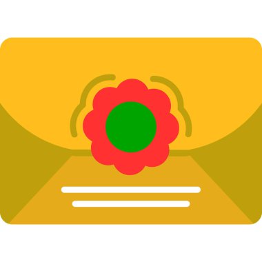 çiçek simgesi vektör illüstrasyonu