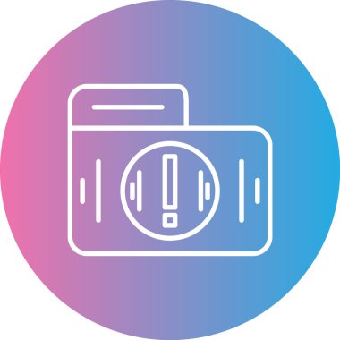 Bir b eksikliği simgesinin vektör çizimi