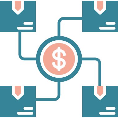 Tıbbi rapor vektör tasarımı ile dolar işareti