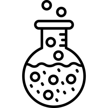 Matara şişesi laboratuvar simgesi