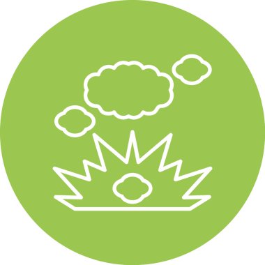 Bir ağaç simgesinin vektör illüstrasyonu