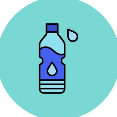 Su damlasının vektör çizimi