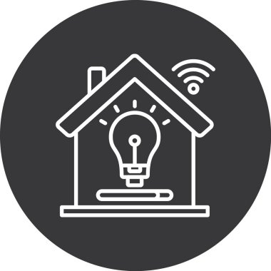 Ev simgesinin vektör illüstrasyonu