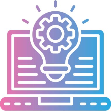 Modern bir simgenin vektör illüstrasyonu