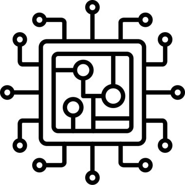 şebeke. Web simgesi basit illüstrasyon