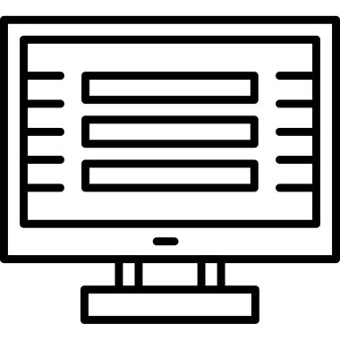 bilgisayar ekranı simgesi, özet biçimi