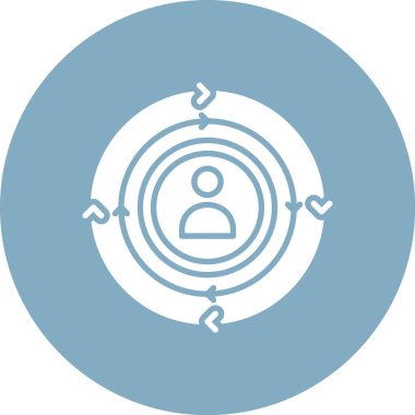 seo modern simgesinin vektör illüstrasyonu