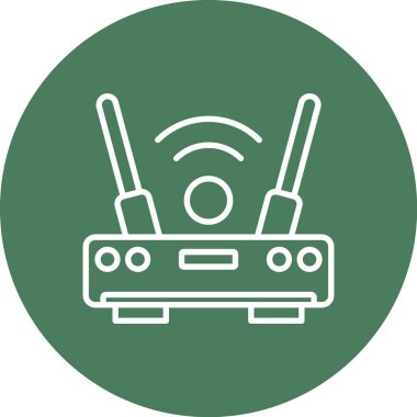 Wi-Fi simgesinin vektör illüstrasyonu