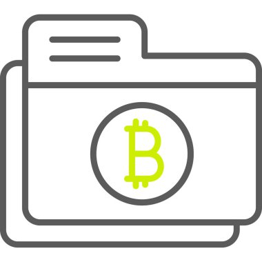 Bitcoin fotoğraf makinesi simgesi ile doldurulmuş ana hatlar biçimi