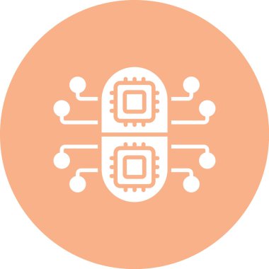 çip vektör simgesi modern basit tasarım çizimi