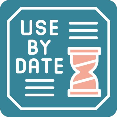 tarih ve saat simgesi vektör illüstrasyonu