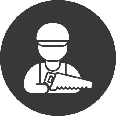 işçi simgesi vektör illüstrasyon tasarımı