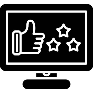 Geri besleme simgesi, vektör illüstrasyonu