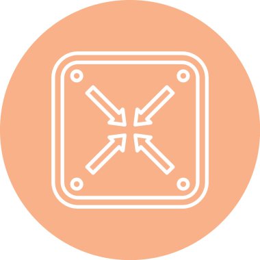 Modern simgenin vektör illüstrasyonu