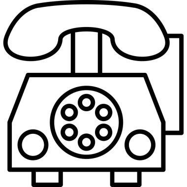 Telefon. Web simgesi basit tasarım