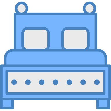 mobilya web simgesi, vektör illüstrasyonu