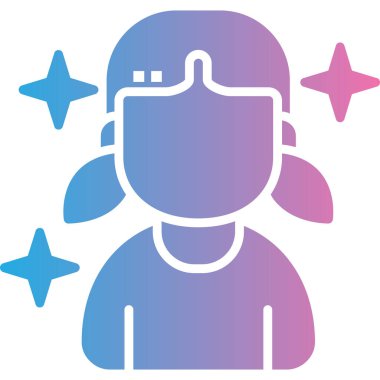 Sanal gerçeklik gözlükleri olan kadın vektör çizimi