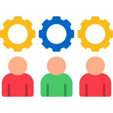 iş insanları vektör simgesi