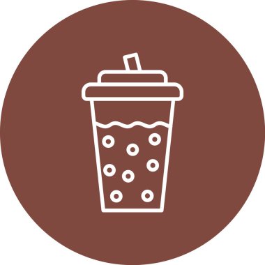 beyaz arkaplanda içecek vektör illüstrasyonu