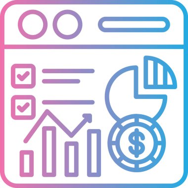 seo modern simgesinin vektör illüstrasyonu