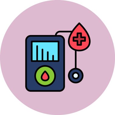 Kan bağışı. Basit resimleme