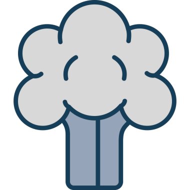 Bulut simgesi vektör illüstrasyonu