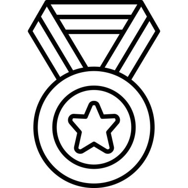 ödül madalya kutsal kişilerin resmi, vektör çizim