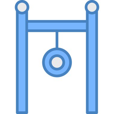 Spor aletleri ikonu. Web için spor aletleri vektör simgelerinin özet çizimi