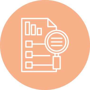 Vektör belgesi Simge illüstrasyonu