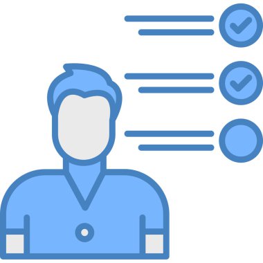 Avatar simgesi, vektör illüstrasyonu