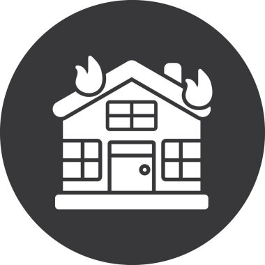 Ev simgesi vektör illüstrasyonu