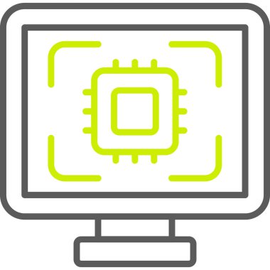 dizüstü bilgisayar simgesi, vektör illüstrasyonu