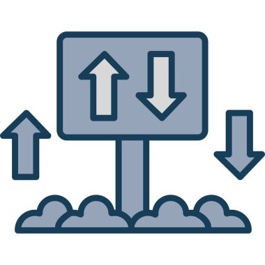 ok simgesi vektör illüstrasyonu