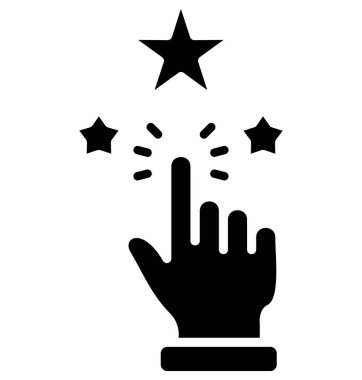 yıldız simgesi, vektör çizimi