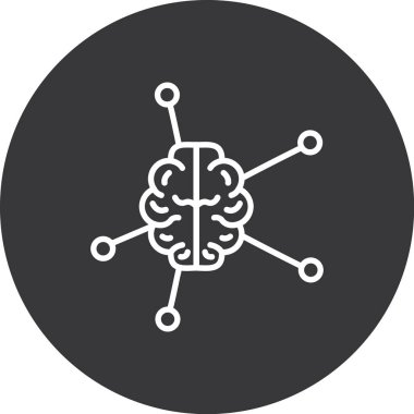 Modern simgenin vektör illüstrasyonu