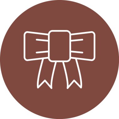 Şerit rozet vektör simgesi