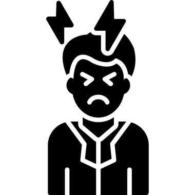 Kafası karışmış, kafası karışmış kızgın bir adam.