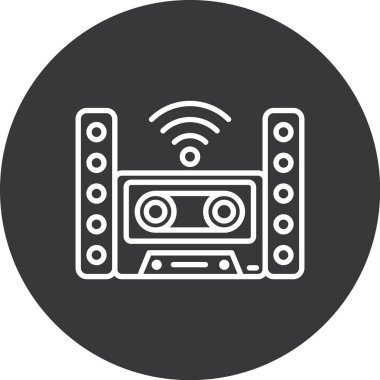 Radyonun vektör illüstrasyonu