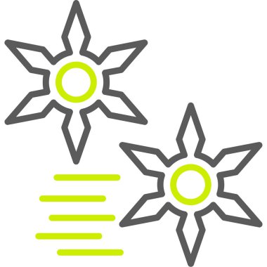 güneş web simgesi, basit vektör illüstrasyonu