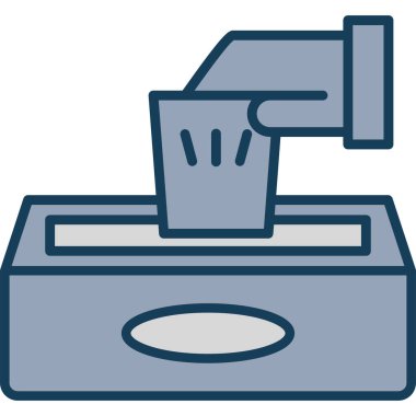 Yazıcı. Web simgesi basit illüstrasyon