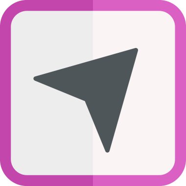 Sol ok simgesi, vektör çizim