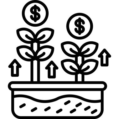 büyüyen büyüme simgesi, özet biçimi