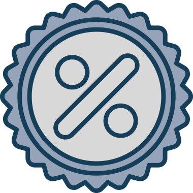 Tek bir simgenin vektör illüstrasyonu