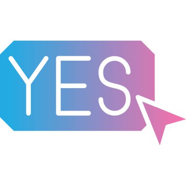 Öyle mi? Web simgesi basit illüstrasyon