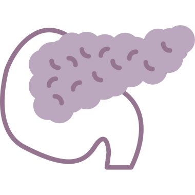 Beyin simgesi, vektör illüstrasyonu