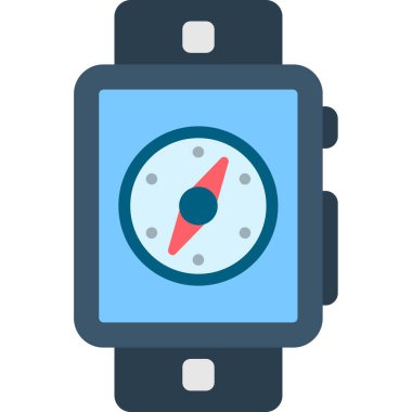 Akıllı saat vektör illüstrasyon tasarımı ile akıllı twatch