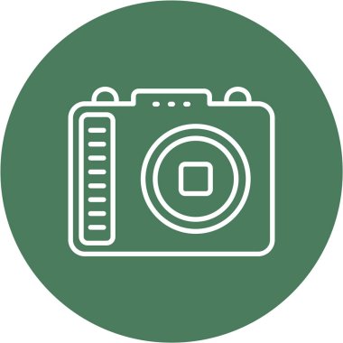 fotoğraf makinesi vektör illüstrasyonu